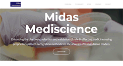 Desktop Screenshot of midasmediscience.com