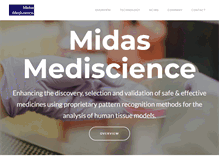 Tablet Screenshot of midasmediscience.com